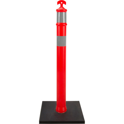High-Visibility Delineator Post, 42" H, Orange Waymarc Industries Inc
