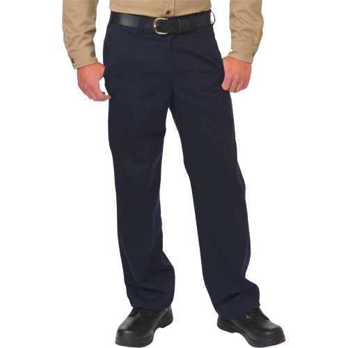 Pantalon de travail de protection contre l'arc &eacute;lectrique, 28, x 32, Bleu marin, 12,4 cal/cm2 Waymarc Industries Inc