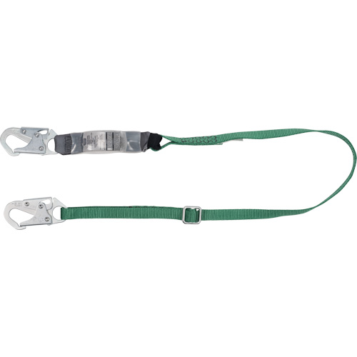 V-Series Lanyard, 6', Snap Hook Center, Snap Hook Leg Ends, Polyester Waymarc Industries Inc