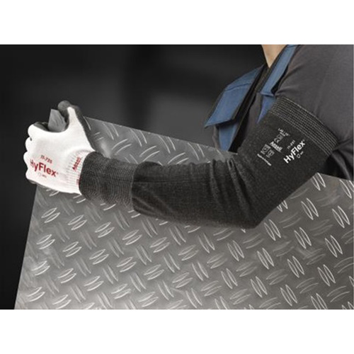 Hyflex&reg; 11-250 Cut-Resistant Sleeves, HPPE, 18", ASTM ANSI Level A3/EN 388 Level 5, Grey Waymarc Industries Inc