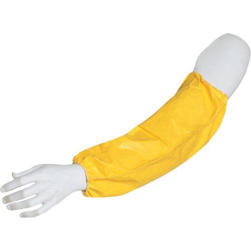 Disposable Sleeves, 18" long, Tychem&reg; 2000, Yellow Waymarc Industries Inc
