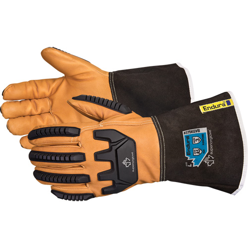 Endura&reg; Anti-Impact Driver's Gloves, Small, Grain Goatskin Palm, Kevlar&reg; Inner Lining Waymarc Industries Inc