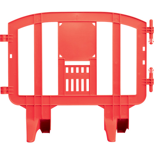Minit Barricade, Interlocking, 49" L x 39" H, Red Waymarc Industries Inc