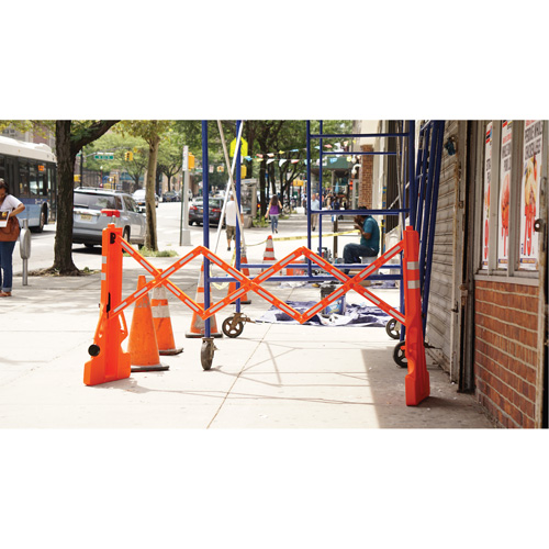 Multi-Gate Barricade, 43" H x 90" L, Orange Waymarc Industries Inc