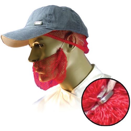Filets &agrave; barbe jetables, Polypropyl&egrave;ne, Rouge Waymarc Industries Inc