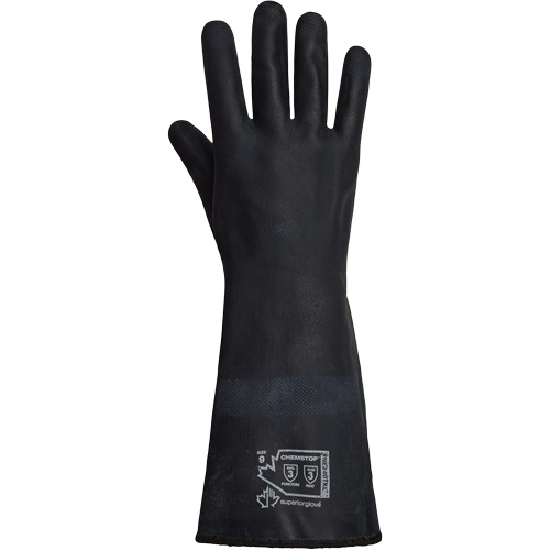 Gants &agrave; usage intensif r&eacute;sistants &agrave; la chaleur & aux produits chimique SolvStop, N&eacute;opr&egrave;ne, 8, Prot&egrave;ge jusqu'&agrave; 392° F (200° C) Waymarc Industries Inc
