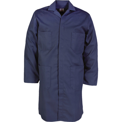 Sarrau de laboratoire, Poly-coton, 32, Bleu marine Waymarc Industries Inc