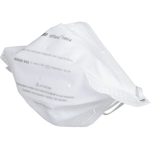 Respirateur et masque chirurgical VFlex contre les particules en sant&eacute;, N95, Certifi&eacute; NIOSH Waymarc Industries Inc