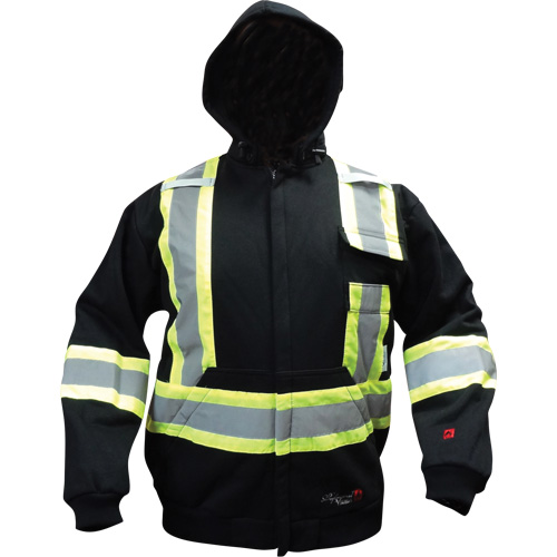 Fire Rated Hoodie, Small, Black Waymarc Industries Inc