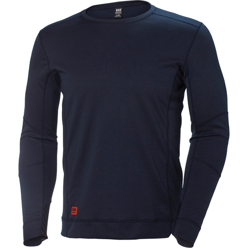 Lifa&reg; Max Moisture-Wicking Crewneck Undershirt, Men's, X-Small, Navy Blue Waymarc Industries Inc