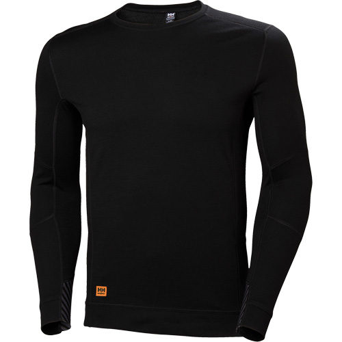 Lifa&reg; Max Moisture-Wicking Crewneck Undershirt, Men's, 2X-Large, Black Waymarc Industries Inc