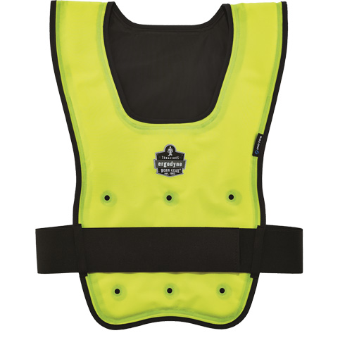 Veste refroidissante &agrave; &eacute;vaporation s&egrave;che &eacute;conomique Chill-Its 6687, Grand/T-Grand, Jaune lime haute visibilit&eacute; Waymarc Industries Inc
