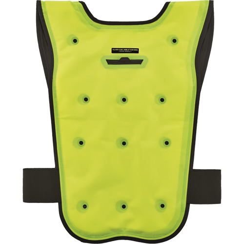 Veste refroidissante &agrave; &eacute;vaporation s&egrave;che &eacute;conomique Chill-Its 6687, Grand/T-Grand, Jaune lime haute visibilit&eacute; Waymarc Industries Inc