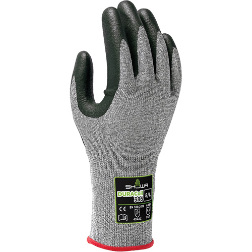 Gants r&eacute;sistants aux coupures 386, Taille T-Grand/9, Calibre 13, Rev&ecirc;tement Nitrile, Enveloppe en PEHP, ANSI/ISEA 105 niveau 3/EN 388 niveau C Waymarc Industries Inc
