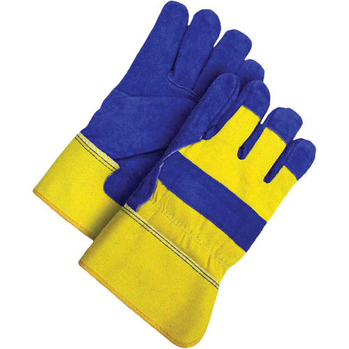 Fitter's Gloves, Large, Split Cowhide Palm, Acrylic-Pile Inner Lining Waymarc Industries Inc