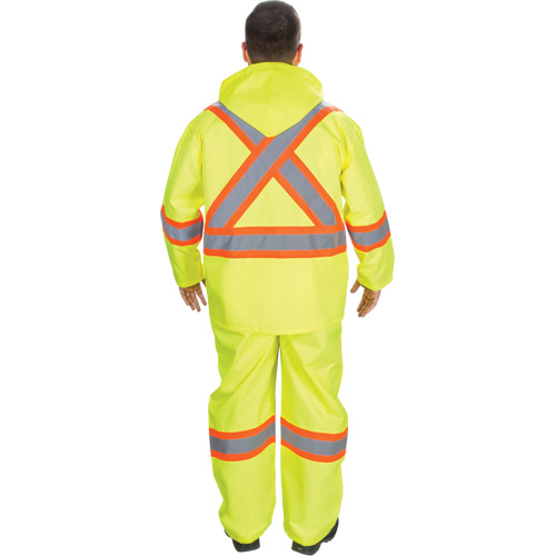 V&ecirc;tements imperm&eacute;ables RZ1000, Polyester, Petit, Jaune lime haute visibilit&eacute; Waymarc Industries Inc