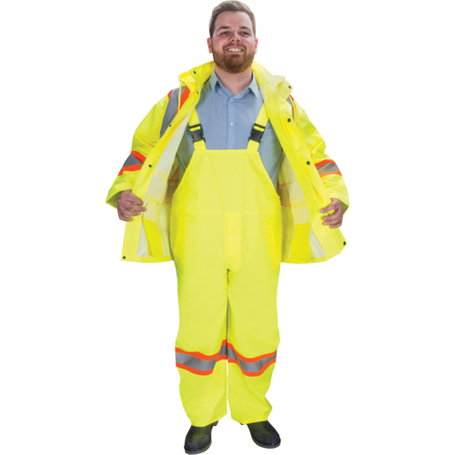 V&ecirc;tements imperm&eacute;ables RZ1000, Polyester, Petit, Jaune lime haute visibilit&eacute; Waymarc Industries Inc