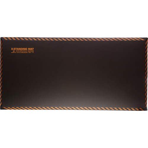 Anti-Fatigue Standing Mat, Smooth, 18" x 36" x 1", Black, Rubber Waymarc Industries Inc