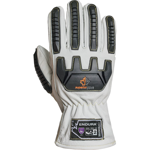 Gants r&eacute;sistant &agrave; la coupe et aux chocs Endura 378GKGVBE, Petit, Paume en Ch&egrave;vre, Poignet Conducteur Waymarc Industries Inc