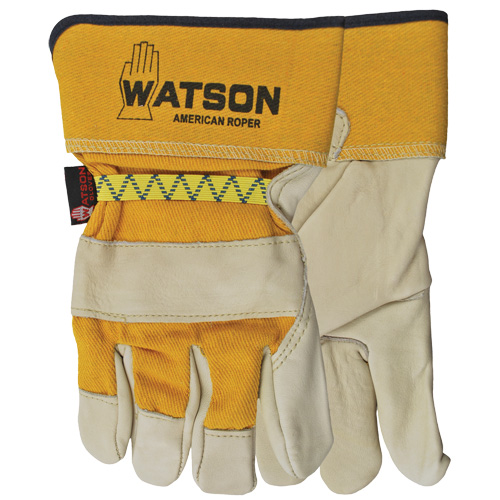 American Roper Gloves, Small, Grain Cowhide Palm, Cotton Inner Lining Waymarc Industries Inc