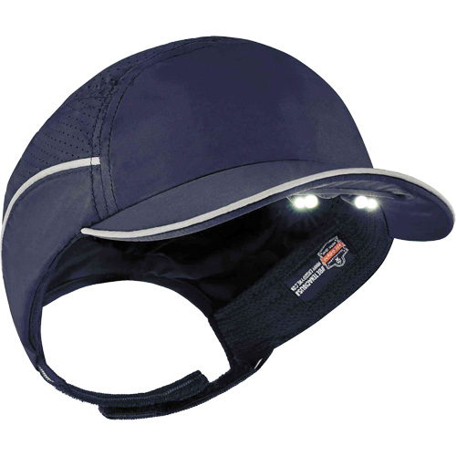 Casque antichocs l&eacute;ger avec lampe DEL 8965 Skullerz, Bleu marin Waymarc Industries Inc