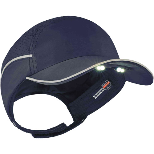 Casque antichocs l&eacute;ger avec lampe DEL 8965 Skullerz, Bleu marin Waymarc Industries Inc