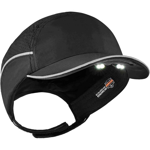 Casque antichocs l&eacute;ger avec lampe DEL 8965 Skullerz, Noir Waymarc Industries Inc