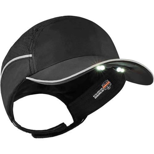 Skullerz&reg; 8965 Lightweight Bump Cap Hat with LED Lighting, Black Waymarc Industries Inc