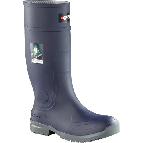 Slip Resistant Boots, Rubber, Steel Toe, Size 11 Waymarc Industries Inc