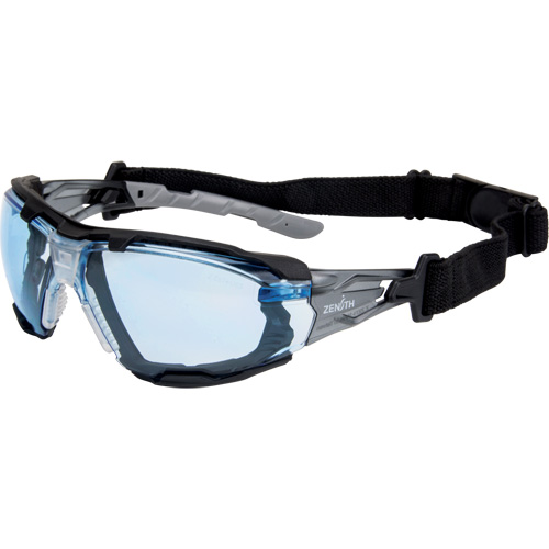 Z2900 Series Safety Glasses with Foam Gasket, Blue Lens, Anti-Scratch, ANSI Z87+/Meets/Exceeds CSA Z94.3 Waymarc Industries Inc