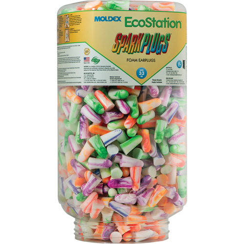 Recharge de bouchons d'oreilles SparkPlugs pour EcoStation, Vrac - Contenant Waymarc Industries Inc
