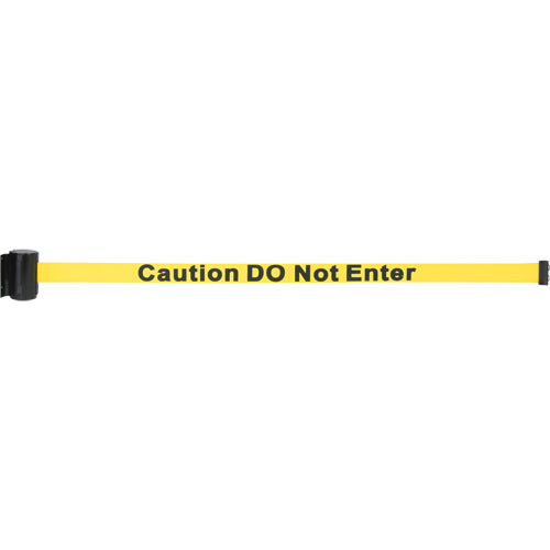 Magnetic Tape Cassette for Build-Your-Own Crowd Control Barrier, Caution Do Not Enter, 7', Yellow Tape Waymarc Industries Inc