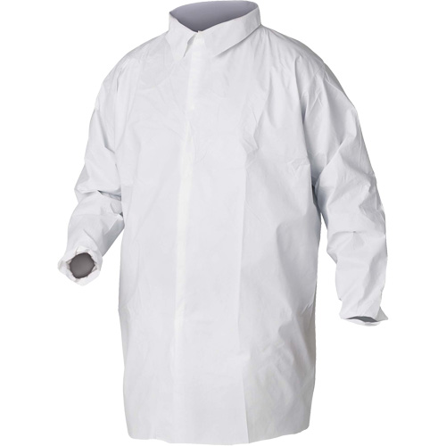 KleenGuard A20 Lab Coats, SMS, White, Small Waymarc Industries Inc