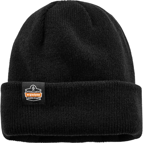 N-Ferno&reg; Zippered Rib Knit Beanie Hat, One Size, Black Waymarc Industries Inc
