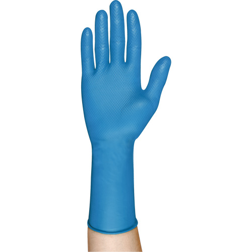 93-283 Series Disposable Gloves, Small, Nitrile, 8.7-mil, Powder-Free, Blue Waymarc Industries Inc