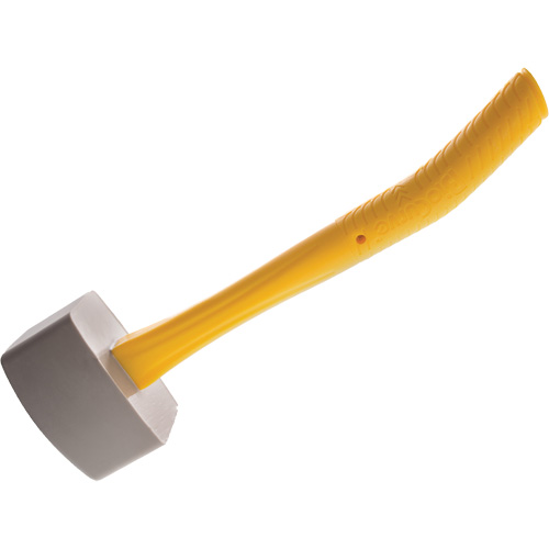 Maillet doux anti-impact Ergotech, 12 oz, Prise en Plastique, 12-1/2" lo Waymarc Industries Inc