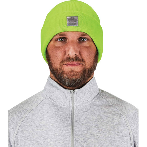 N-Ferno&reg; Rib Knit Beanie Hat, One Size, High-Visibility Lime Green Waymarc Industries Inc