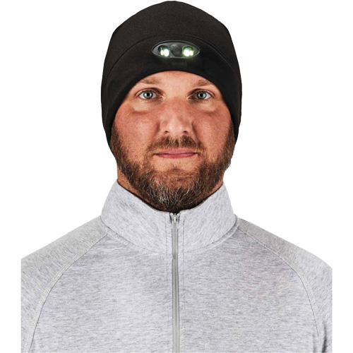N-Ferno&reg; Skull Cap Beanie Hat with LED Lights, One Size, Orange Waymarc Industries Inc