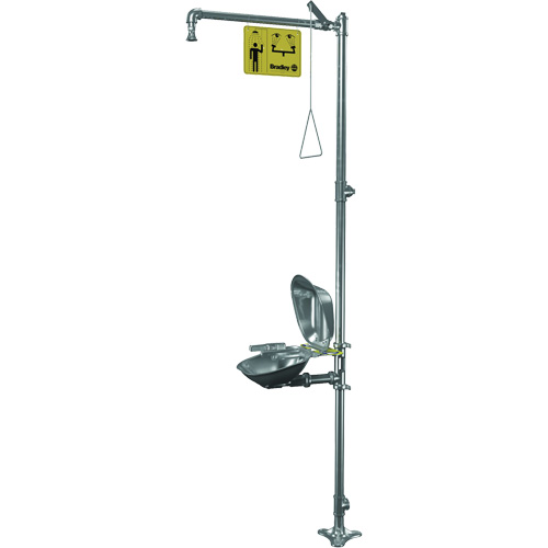 Halo Shower & Eye/Face Wash Unit, Pedestal Waymarc Industries Inc
