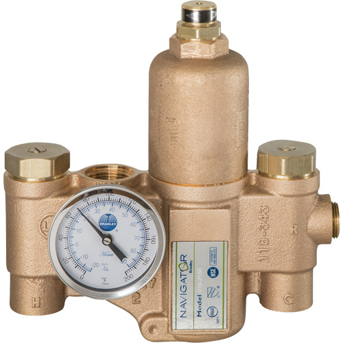 Robinet mitigeur thermostatique pour luminaires durgence Navigator EFX20, 30 gal./min Waymarc Industries Inc