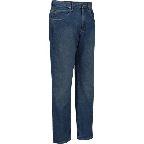 Dura-Kap&reg; Flex Denim Work Jeans, Denim, Navy Blue, Size 32 Waymarc Industries Inc