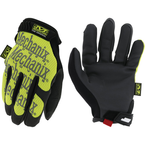 Original&reg; High-Visibility Work Gloves, Synthetic Palm, Size Medium/9 Waymarc Industries Inc