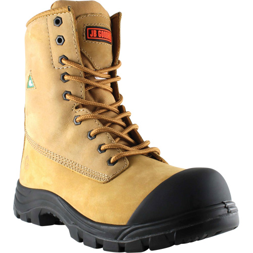 Attack Work Boots, Leather, Steel Toe, Size 7 Waymarc Industries Inc
