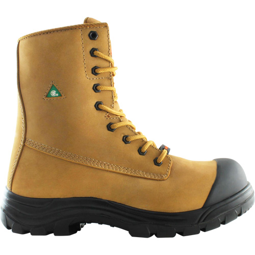Storm Work Boots, Leather, Steel Toe, Size 7, Impermeable Waymarc Industries Inc