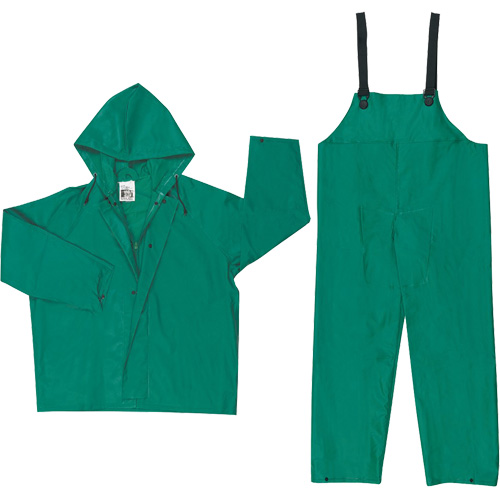 Dominator Limited Flammability Rain Suit, Large, Green Waymarc Industries Inc