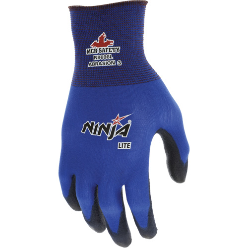 Gants enduits Lite Ninja, Grand, R&ecirc;vetement Polyur&eacute;thane, Calibre 18, Enveloppe en Nylon Waymarc Industries Inc