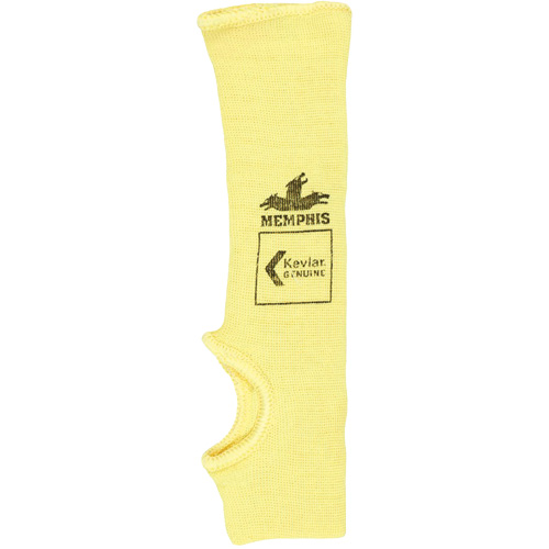 Manchon simple de s&eacute;curit&eacute; r&eacute;sistant &agrave; la coupure Cut Pro, Kevlar, 10", ASTM ANSI niveau A2, Jaune Waymarc Industries Inc