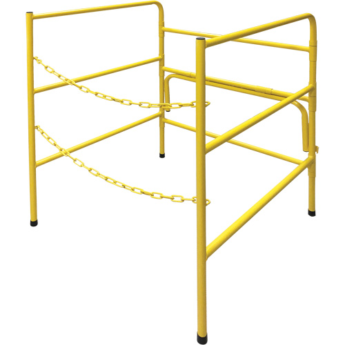 Manhole Guard Rail, Steel Waymarc Industries Inc