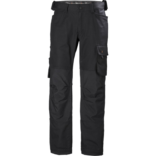 Oxford Work Pants, Cotton, Black, Size 38 Waymarc Industries Inc