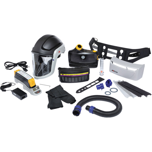 Versaflo TR Series Heavy Industry PAPR Kit, Hard Hat & Faceshield, Lithium-Ion Battery Waymarc Industries Inc